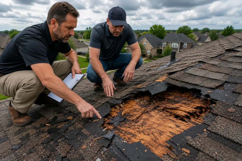 Hail Damage Roof Insurance Claim 9